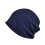 Women's Elastic Nightcap, Soft Quilted Polyester Head Cover for Sleeping, Solid Colour Home Hat, Adjustable 5