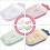 4Pcs Drain Soap Dish PP Double-Layer Soap Holder Assorted Colors 8