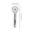 1Pc Sturdy ABS Shower Head Silver Handheld Bathroom Shower Nozzle 2