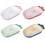 4Pcs Drain Soap Dish PP Double-Layer Soap Holder Assorted Colors 9