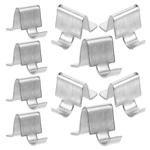 150Pièces Clips Métalliques Pour Étagères, Support Argenté 1