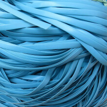 Synthetisches Rattan-Geflecht, 9 mm, blau, 500 g, witterungsbeständig, farbecht, für Reparaturen an Gartenmöbeln und Heimwerkerprojekte