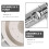 1Pc Sturdy ABS Shower Head Silver Handheld Bathroom Shower Nozzle 7