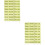 Yellow PVC Throwing Accessories Floor Marker for Decor 6