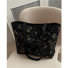 Borsa da viaggio quotidiana da donna, borsa a tracolla in similpelle nera con scomparti multipli