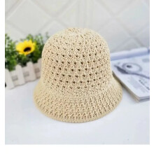 Cappello da sole pieghevole da donna, in cotone traspirante, regolabile da 54 a 60 cm, ideale per attività all'aperto.