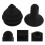 3Ensembles Cache Poussière Joystick Fauteuil Noir Caoutchouc Durable 9