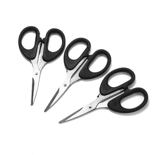 Non-Stick Titanium Coating Scissors, 5 Inch with Sharp Titanium-Enhanced Blades Ambidextrous Handle