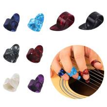 Guitar Picks Set with Thumb and Finger Picks, Celluloid, 8 Pcs for Fingerstyle Acoustic Guitar, Banjo