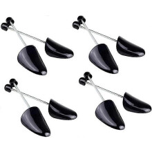 Tendiscarpe e tendiscarpe da uomo con controllo degli odori, forme regolabili in plastica, struttura robusta, 4 paia per scarpe in pelle scamosciata