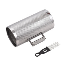 12 Inch Stainless Steel Latin Percussion Shaker with Scraper for Jazz Band and Live Performance