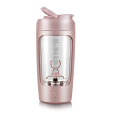 USB Rechargeable Electric Shaker Cup 650ml, Handheld Milk Protein Powder Blender, Leak-Proof Tritan Bottle with Side Button, Mixes in Seconds