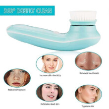 Sonic Facial Cleanser con Sistema di Microdermabrasione e 3 Testine Intercambiabili per Pulizia Profonda e Rimozione Punti Neri