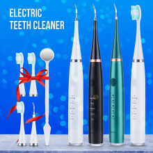 Ultrasonic Electric Toothbrush 31000 VPM 5 Professional Modes IPX7 Waterproof with Travel Case for Deep Clean and Whitening - Black