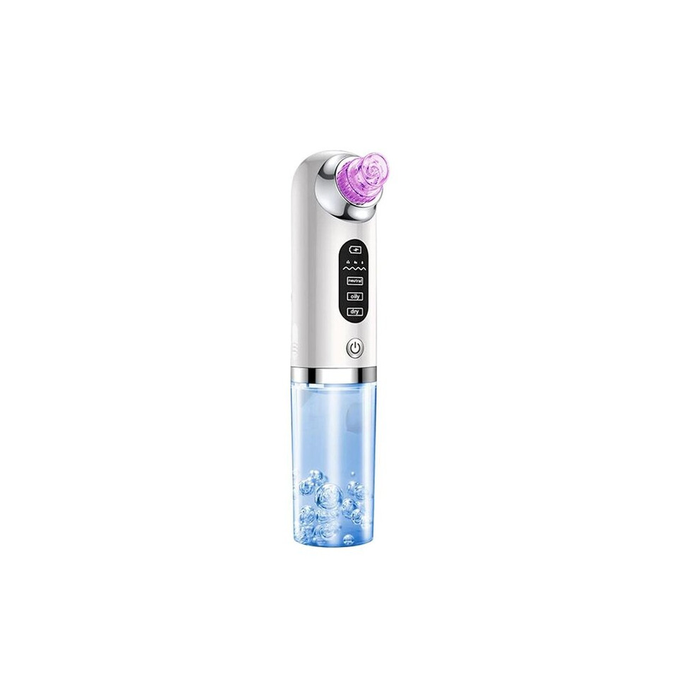 Blackhead Remover with Vacuum Suction Technology, 3 Gears 6 Interchangeable Heads for Facial Pore Cleansing, USB Rechargeable
