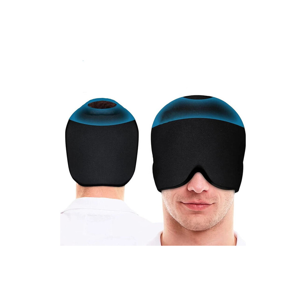 Gel Headband Reversible 360 Design Hot Cold Therapy for Headaches Migraine Relief Headband Reusable Eye Mask