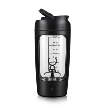 Elektrischer Protein-Shaker mit USB-Ladefunktion, 30 Minuten Laufzeit, 650 ml, aus Tritan-Material, BPA-frei, ideal für Fitness und Ernährung