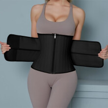 Women's Compression Corset for Workout Sweating, Slimming Waist Belt, Sport Support Everyday Shapewear