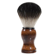 Pincel de Limpeza de Barba com Cabo de Madeira Suave, Cerdas de Nylon Duráveis para Manutenção e Cuidado Diário da Barba