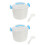 2Pièces Lunch Box Micro-Ondes Bleu Résistant Usage 7