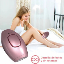 Schmerzfreies IPL-Haarentfernungsgerät für Frauen, dauerhafte Haarreduktion in 8 Wochen, automatischer und manueller Blitz für Bikinizone und Arme