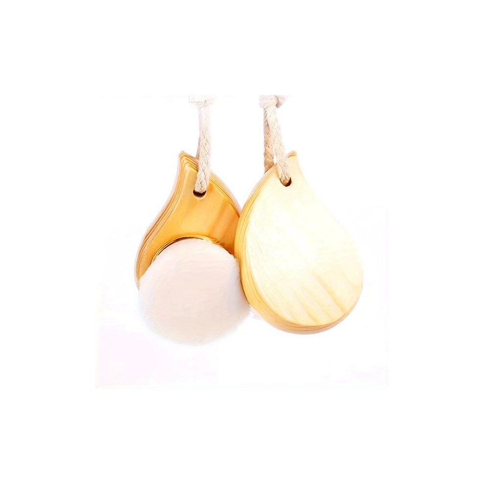 Gentle Facial Cleansing Brush with Soft Wooden Handle - For Daily Skin Cleansing Improved Product Absorption