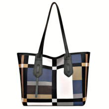 Borsa da pendolare da donna, spaziosa e leggera con comoda tracolla, stile professionale casual.