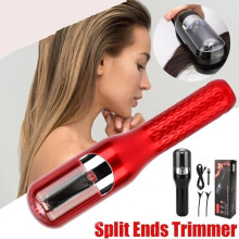 Spliss-Entfernungsschere, wiederaufladbarer Haartrimmer mit Sperrfunktion, geeignet für lockiges, glattes, dickes und dünnes Haar