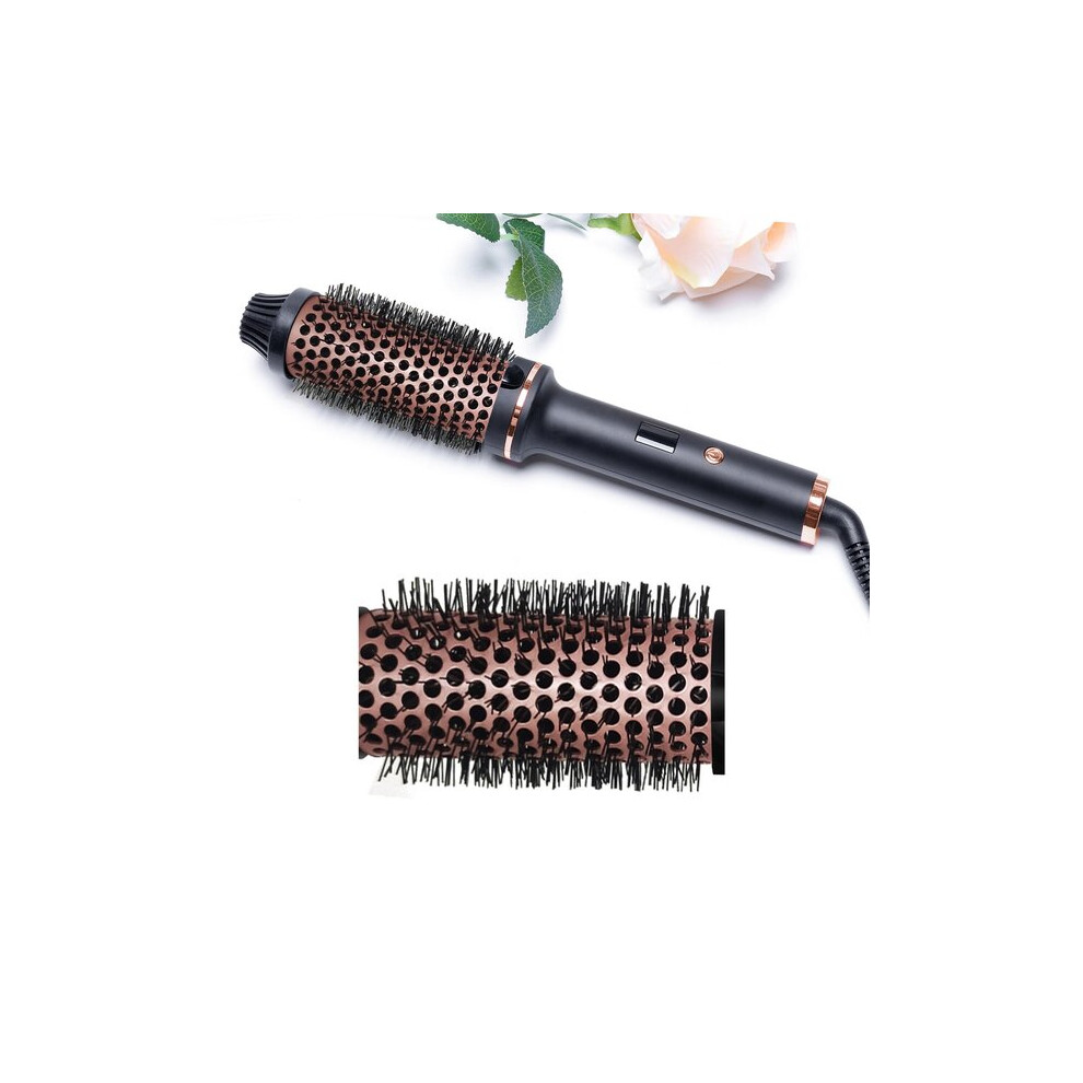 2-in-1 Hair Dryer and Styler, Negative Ion Hot Air Brush with 450F for Straightening and Curling Hair, Oval Brush