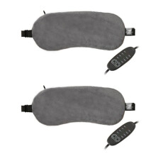 USB-verwarmd oogmasker voor verlichting van droge ogen, continue warmtetherapie met automatische uitschakeling en instelbare timer.