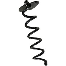 Spiraalvormig grondanker, 28 cm, gegalvaniseerd staal, voor windstabiliteit van trampolinetenten, 5-spoels ontwerp