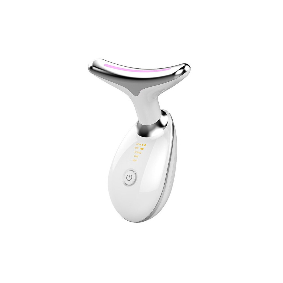 Ergonomic Neck and Face Massager, Promotes Blood Circulation Relieves Tension, Safe for All Skin Types, Portable