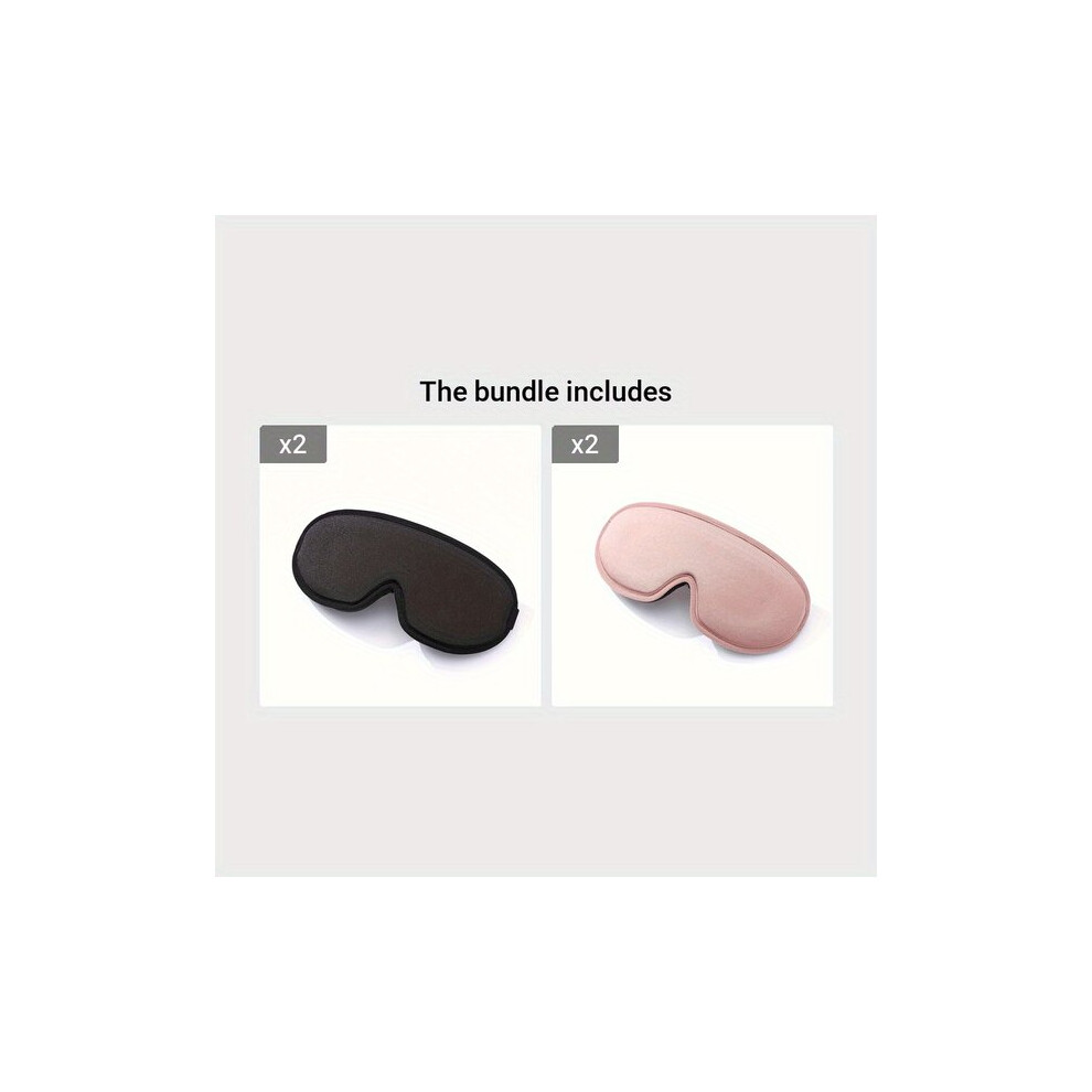 Light Contoured Sleep Mask With Adjustable Head Strap, Soft Material For Daytime Naps, Office Breaks And Meditation
