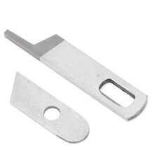 Serger Machine Knife Set, Heavy-Duty Metal Blades for Smooth Operation, Compatible with Multiple Overlocker Models Including BABYLOCK