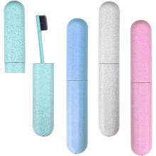 Plastic Toothbrush Case, 4 Pack with Ventilation Holes, Safe Material for Camping & Business Trips