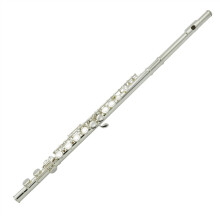 Silver Plated Beginner C Flute 16Hole Exam Grade for Students with Easy Tone Production