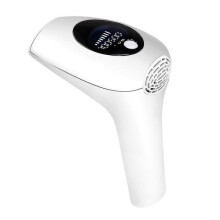 Épilateur laser pour femmes et hommes, avec intensité réglable et modes manuel/automatique, convient au visage, au maillot, aux jambes et aux bras.