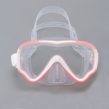 Schnorchelbrille für Kinder, beschlagfreie Silikon-Tauchmaske mit Nasenkappe, faltbares Design für Kinder von 7-15 Jahren, komfortable Schwimmmaske