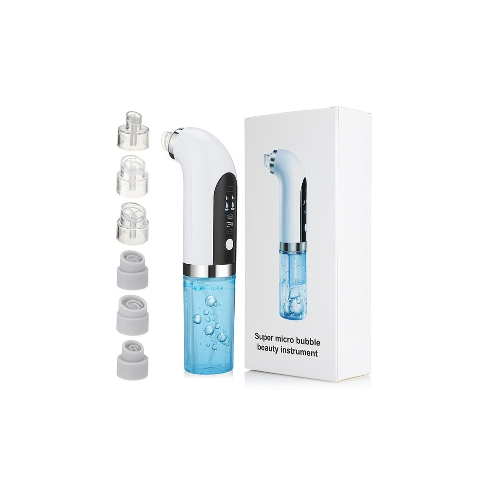 Wireless Blackhead Remover Device, USB Rechargeable with Water Tank and Adjustable Suction Levels for Sensitive and Oily Skin