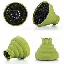 Universal Hair Dryer Diffuser for Curls, Foldable Design with Frizz-Free Heat Protection, Portable Styling Tool