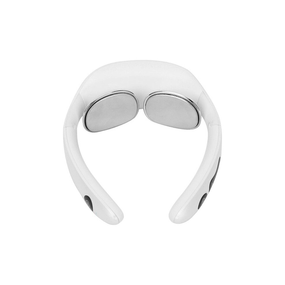 Portable Neck Massager with Heat and 15 Intensity Levels, TENS Device for Muscle Relaxation at Home and Travel