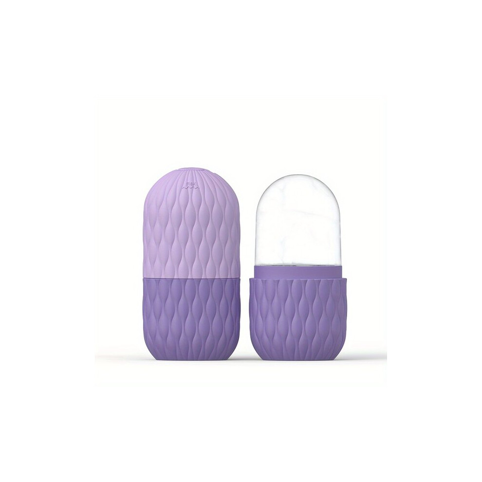 Refrigeratable Silicone Facial Massager, Cooling Tool to Restore Skin Tone and Reduce Puffiness
