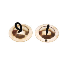 Gold Finger Cymbals for Belly Dancing 2Pcs Belly Dance Zills Musical Instrument for Rhythm