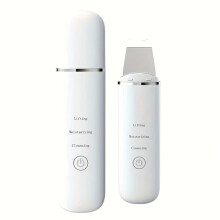 Ultrasonic Facial Cleansing Device, USB Rechargeable Skin Spatula for Home Skin Care, Deep Pore Cleansing Tool with Multiple Modes