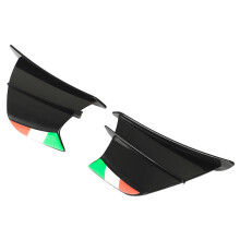 Schwarze Motorrad Wing Seitenspoiler für Ninja 400 250 Z900 Z1000, einfache Montage, 2 Stück