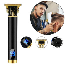 Vintage Hair Clipper with 180 Min Runtime Beard Trimming, Wireless Rechargeable Stainless Steel Blade, USB Charging Metal Housing