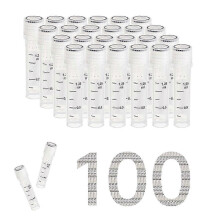 Criovias Laboratoriais de 2ml, 100 Tubos Estéreis, Esterilizados por Radiação Gama, Resistentes Quimicamente, Suporta Centrifugação de 23.000 RCF