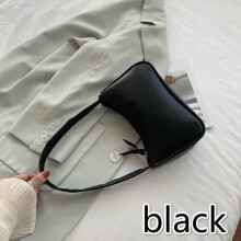 Dames schoudertas van PU-leer voor dagelijks gebruik - Compacte handtas van 22 cm voor onder de arm, ideaal voor winkelen en reizen.