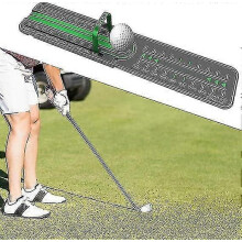 Hulpmiddel voor puttingtraining, groen, 35 cm, kunststof, om de nauwkeurigheid van de afstandscontrole op de green te verbeteren.