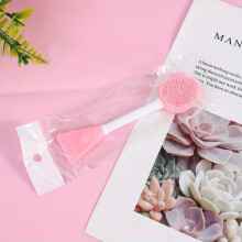 Manual Silicone Facial Cleansing Tool for Nose and Face, No Power Supply Needed, Soft Bristles for Gentle Cleansing, Travel-Friendly
